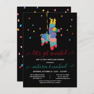 Invitation Faisons tomber Funny Piñata Baby shower Invitat