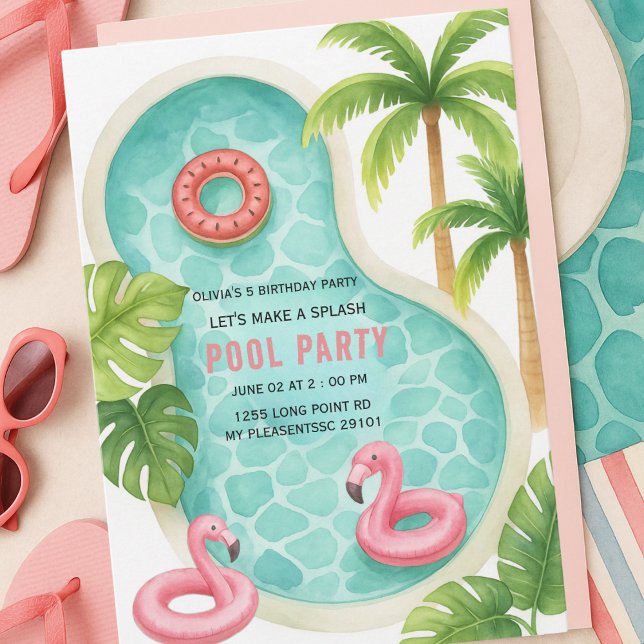Invitation Faisons une Fête d'anniversaire pour enfants avec  (Créateur téléchargé)