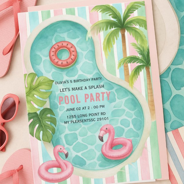 Invitation Faisons une Fête d'anniversaire pour enfants avec  (Créateur téléchargé)
