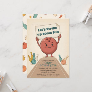 Invitation Faisons une partie de plaisir Fête d'anniversaire 