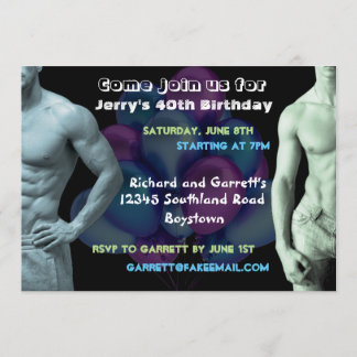Invitation faite sur commande d'anniversaire de