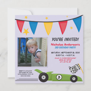 Invitation faite sur commande de fête
