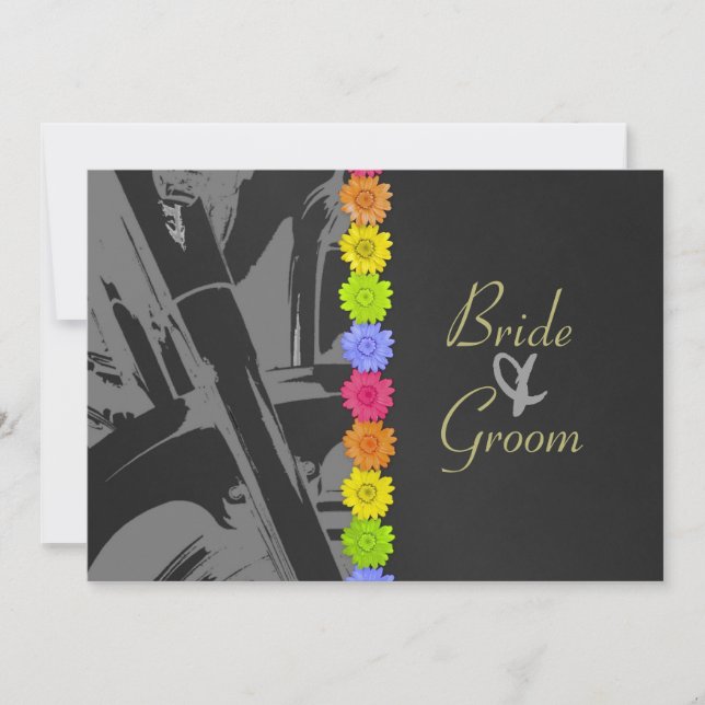Invitation faite sur commande de moto pour Amy (Devant)