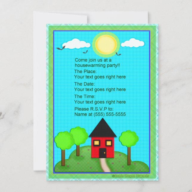 Invitation faite sur commande de partie de (Devant)