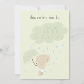 Invitation faite sur commande de partie de pluie