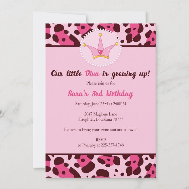 Invitation faite sur commande pour Pharaby (Devant)