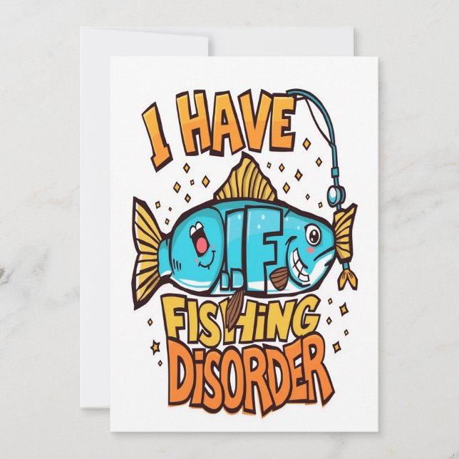 Invitation Faites face à votre trouble de la pêche (Devant)