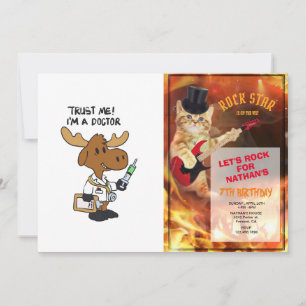 Invitation Faites-moi confiance ! médecin choisir la couleu