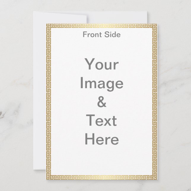 Invitation Faites votre propre Matte 5x7 avant et arrière Ann (Devant)