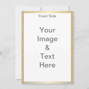 Invitation Faites votre propre Matte 5x7 avant et arrière Ann