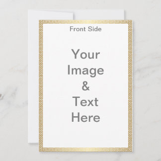 Invitation Faites votre propre Matte 5x7 avant et arrière Ann