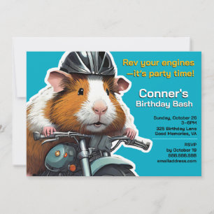 Invitation Faites vrombir vos moteurs - c'est l'heure de la f