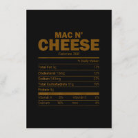Faits nutritionnels Mac N Cheese Famille correspon