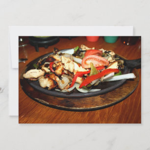 Invitation Fajitas de poulet