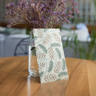 Invitation Fallen Fern Motif