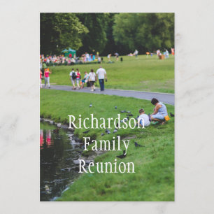 Invitation Famille amusante Réunion personnalisée