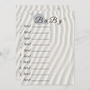 Invitation Famille baby shower Game   Jeux de baby shower Imp