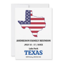 Famille Réunion 🎉 Texas State Map USA Drapeau
