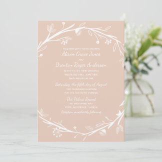 Invitation Familles mixtes Mariage de couronne