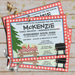 Invitation Family Reunion Barbeque