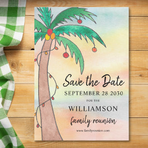 Invitation Family Reunion Save the Date Card