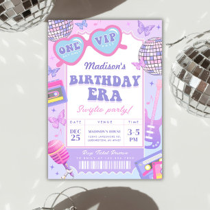 Invitation Fan De Musique Dans Mon Anniversaire Anniversaire 