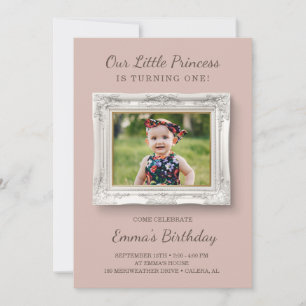 Invitation Fancy Frame Premier anniversaire