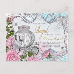 Invitation Fancy Royal Princess Anniversaire