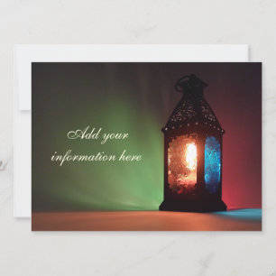 Invitation Fanous Ramadan personnalisable
