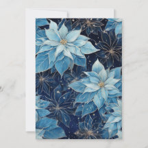 Fantaisie bleue de poinsettia
