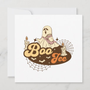Invitation Fantôme Boo-Jee Halloween drôle