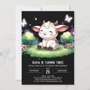 Invitation Farmyard Editable Cow Anniversaire