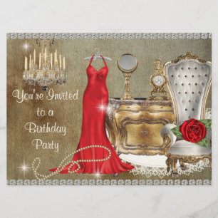 INVITATION FASCINANTE DE FÊTE D'ANNIVERSAIRE