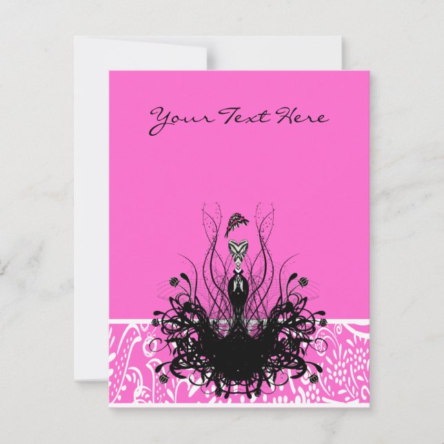 Invitation Fashion Diva Invitations, Flyers et Stickers (Devant)