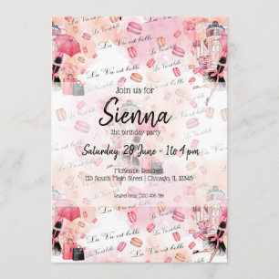 Invitation Fashion girly