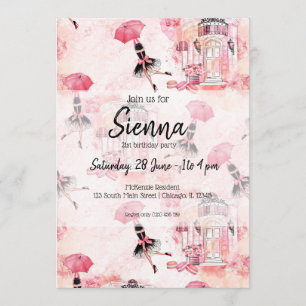 Invitation Fashion girly