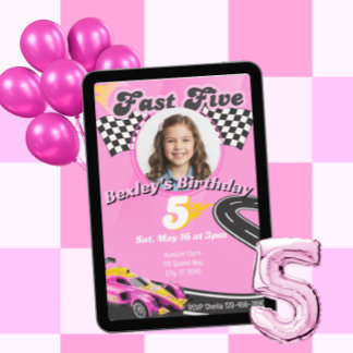 Invitation Fast Five, Picture Pink Racing 5e Anniversaire