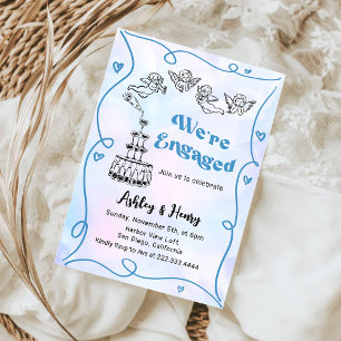 Invitation Fausse Main Friste Tirée Partie d'engagement