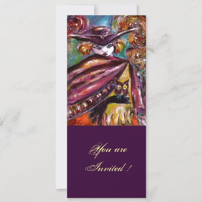 Invitation FAUST/ Masque mystérieux avec Tricorn Costume Part (Devant)