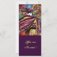 FAUST/ Masque mystérieux avec Tricorn Costume Part