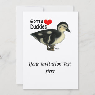 Invitation Faut adorer les canetons