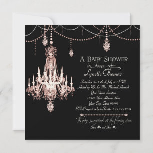 Invitation FAUX Chandelier français en cristal Drapé Pearl Do