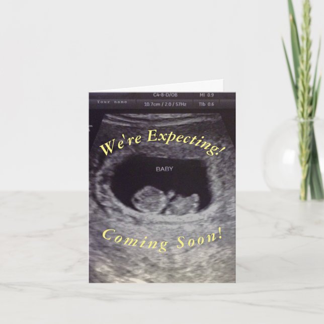 Invitation Faux, Grossesse en farce (Devant)