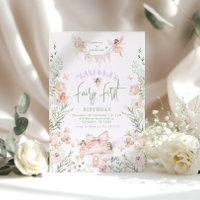 Fée capricieuse Premier anniversaire Forêt enchant