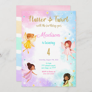 Invitation Fée d'anniversaire 4