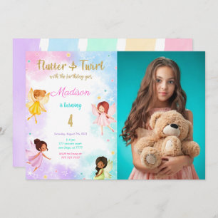 Invitation Fée d'anniversaire 4e photo