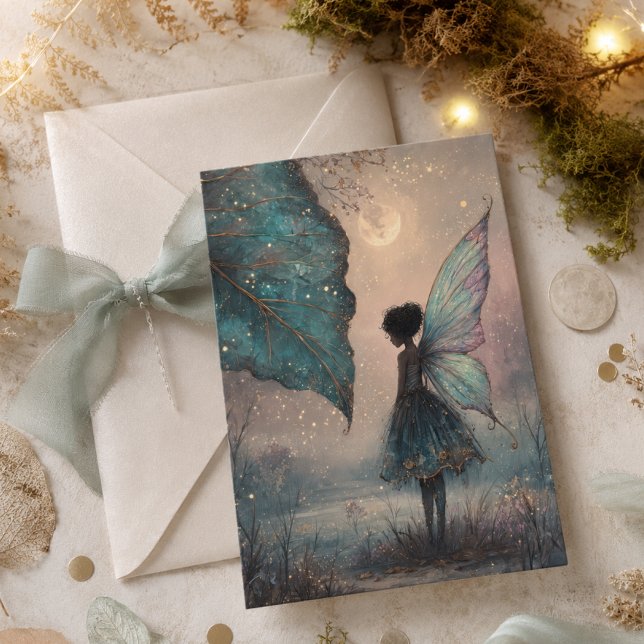 Invitation Fée de feuille enchantée sous la lumière de la lun (Créateur téléchargé)