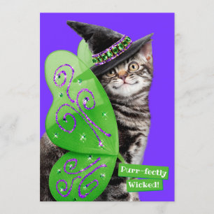 Invitation Fée de sorcière de Kitten