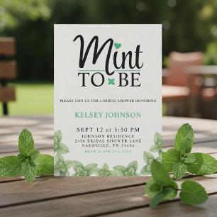 Invitation Fée des Glaces pour la Mariée Fleur de Menthe Ente