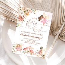 Fée magique Florale Princesse Anniversaire